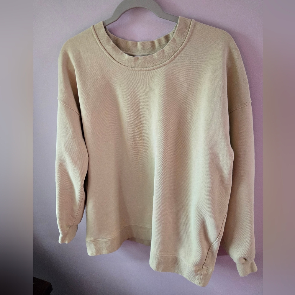 🍋Lululemon Perfectly Oversized Crew​The Ultimate Off-Duty Essential sz 10 - Picture 2 of 5